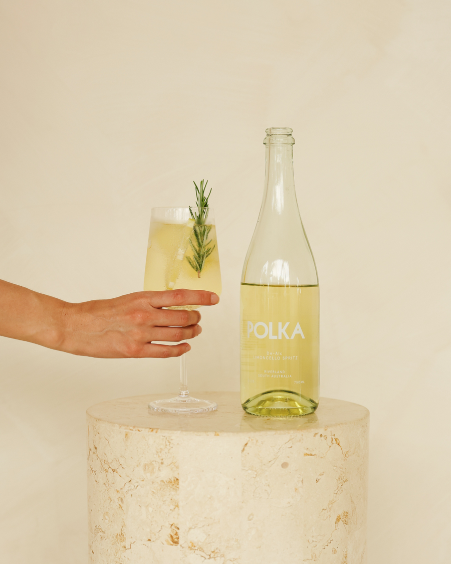 De-Alc Limoncello Spritz Packaging - Refreshing Alcohol-Free Aperitif from Polka